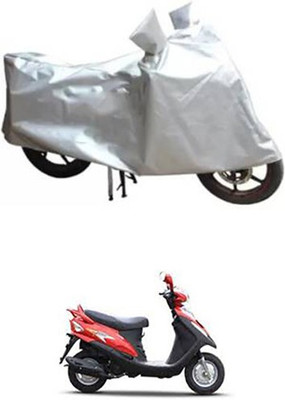 Royalrich Two Wheeler Cover for Mahindra(Silver)