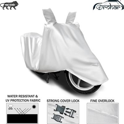 DROHAR Two Wheeler Cover for Kawasaki(Ninja, Silver)