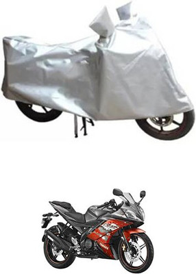 A+ RAIN PROOF Two Wheeler Cover for Yamaha(R15, Silver)