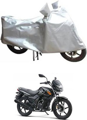 A+ RAIN PROOF Two Wheeler Cover for TVS(Silver)