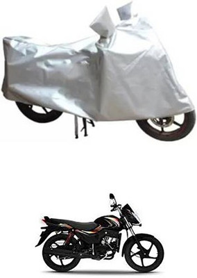 Royalrich Two Wheeler Cover for Mahindra(Pantero, Silver)