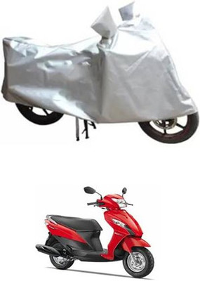A+ RAIN PROOF Two Wheeler Cover for Suzuki(Silver)