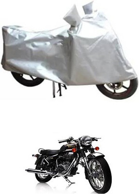A+ RAIN PROOF Two Wheeler Cover for Royal Enfield(Silver)