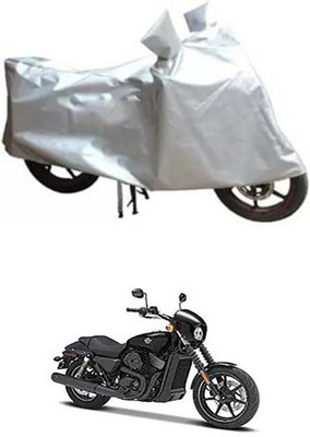 A+ RAIN PROOF Two Wheeler Cover for Harley Davidson(Silver)