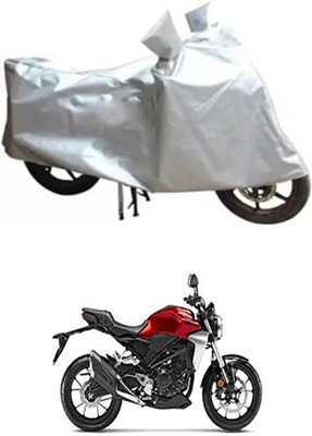 A+ RAIN PROOF Two Wheeler Cover for Honda(Silver)