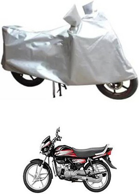 A+ RAIN PROOF Two Wheeler Cover for Hero(Silver)