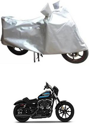 A+ RAIN PROOF Two Wheeler Cover for Harley Davidson(Silver)