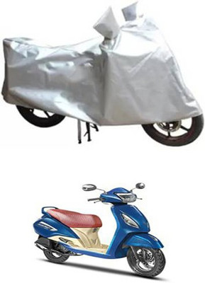 A+ RAIN PROOF Two Wheeler Cover for Suzuki(Silver)