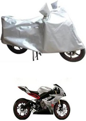 A+ RAIN PROOF Two Wheeler Cover for Triumph(Silver)