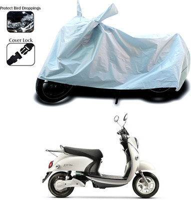 SEBONGO Two Wheeler Cover for Evolet(Silver)