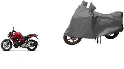 MOTOWORLD Waterproof Two Wheeler Cover for Yamaha(FZ-S, Grey)