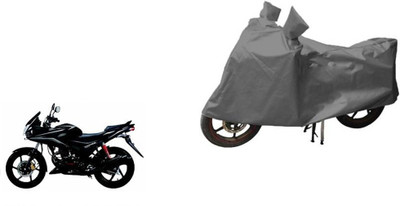 MOTOWORLD Waterproof Two Wheeler Cover for Honda(CBF Stunner, Grey)