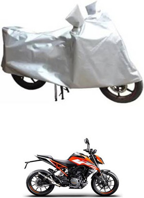 A+ RAIN PROOF Two Wheeler Cover for KTM(Silver)
