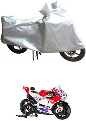 A+ RAIN PROOF Two Wheeler Cover for Ducati(Silver)