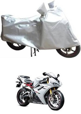 A+ RAIN PROOF Two Wheeler Cover for Triumph(Silver)