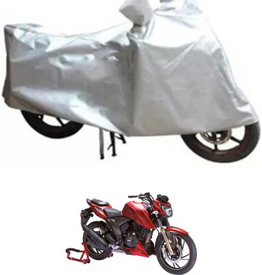 A+ RAIN PROOF Two Wheeler Cover for TVS(Silver)