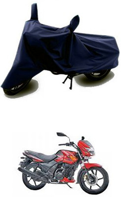 Royalrich Two Wheeler Cover for TVS(Flame DS 125, Blue)