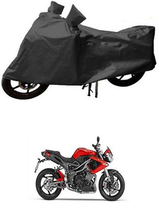 A+ RAIN PROOF Two Wheeler Cover for DSK Benelli(Black)