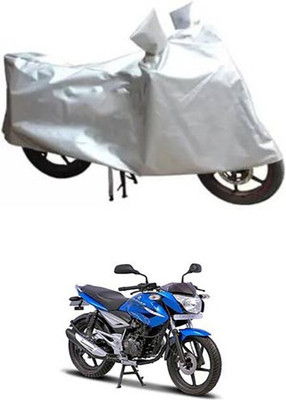 A+ RAIN PROOF Two Wheeler Cover for Bajaj(XCD 125cc, Silver)