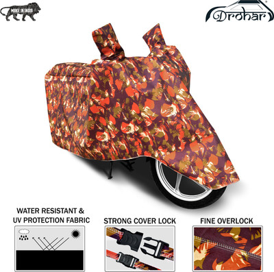 DROHAR Waterproof Two Wheeler Cover for Hero(Electric Optima, Multicolor)