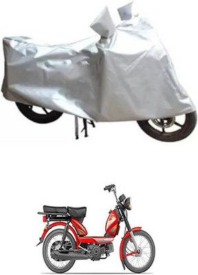 A+ RAIN PROOF Two Wheeler Cover for TVS(Silver)