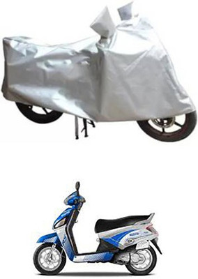 A+ RAIN PROOF Two Wheeler Cover for Mahindra(Silver)