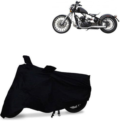 RPSENTTERPR Waterproof Two Wheeler Cover for Harley Davidson(Bobber 350, Black)