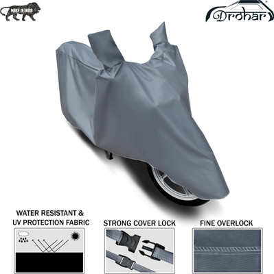 DROHAR Waterproof Two Wheeler Cover for Mahindra(Centuro, Grey)