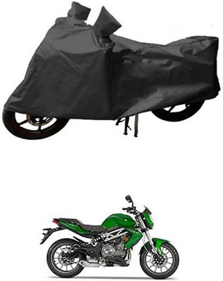 A+ RAIN PROOF Two Wheeler Cover for DSK Benelli(Black)