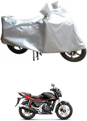 A+ RAIN PROOF Two Wheeler Cover for Hero(CBZ Extreme, Silver)