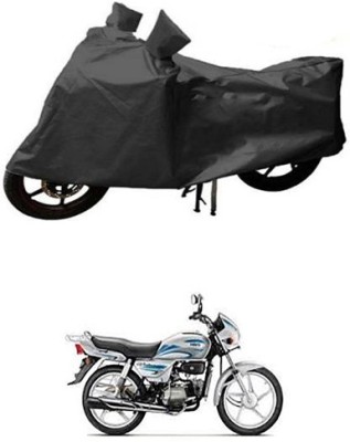 A+ RAIN PROOF Two Wheeler Cover for Hero(Splendor Plus, Grey)