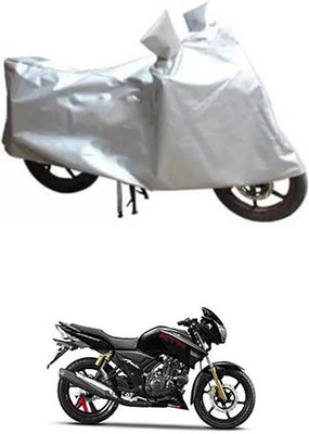 A+ RAIN PROOF Two Wheeler Cover for TVS(Silver)