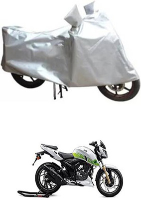A+ RAIN PROOF Two Wheeler Cover for TVS(Silver)