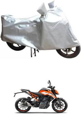 A+ RAIN PROOF Two Wheeler Cover for KTM(Silver)