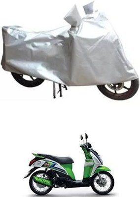 A+ RAIN PROOF Two Wheeler Cover for Suzuki(Let's, Silver)