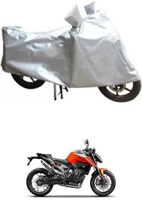 A+ RAIN PROOF Two Wheeler Cover for KTM(Silver)