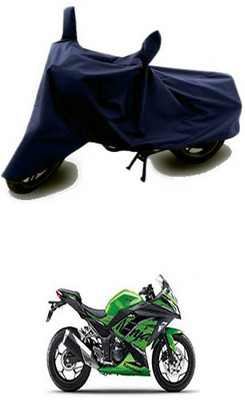 A+ RAIN PROOF Two Wheeler Cover for Kawasaki(Ninja 300, Blue)
