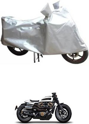 A+ RAIN PROOF Two Wheeler Cover for Harley Davidson(Silver)