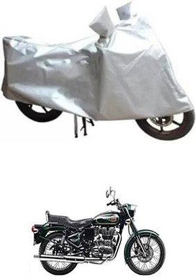 A+ RAIN PROOF Two Wheeler Cover for Royal Enfield(Silver)