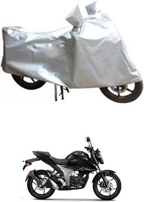 A+ RAIN PROOF Two Wheeler Cover for Suzuki(Silver)