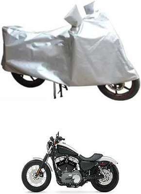 A+ RAIN PROOF Two Wheeler Cover for Harley Davidson(Silver)