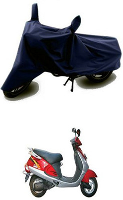 Royalrich Two Wheeler Cover for Kinetic(Blue)