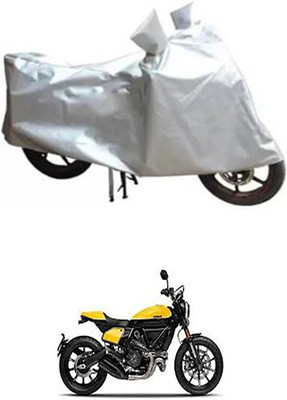 A+ RAIN PROOF Two Wheeler Cover for Ducati(Scrambler, Silver)