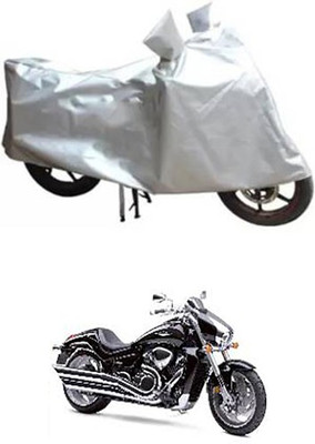 A+ RAIN PROOF Two Wheeler Cover for Suzuki(Silver)
