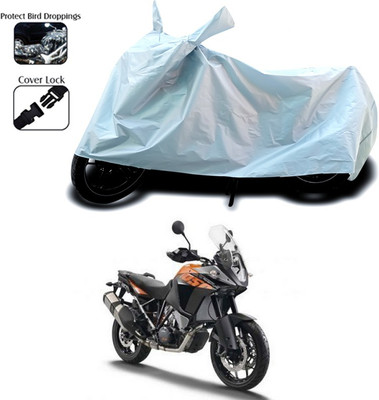 SEBONGO Waterproof Two Wheeler Cover for KTM(Silver)