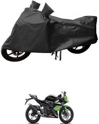 A+ RAIN PROOF Two Wheeler Cover for Kawasaki(Grey)