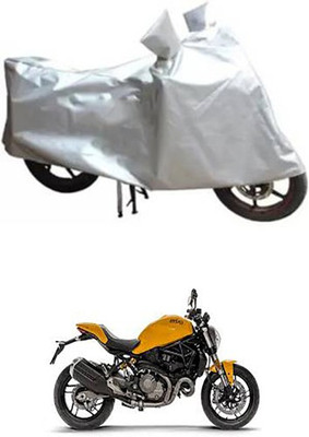 A+ RAIN PROOF Two Wheeler Cover for Ducati(Monster 82, Silver)