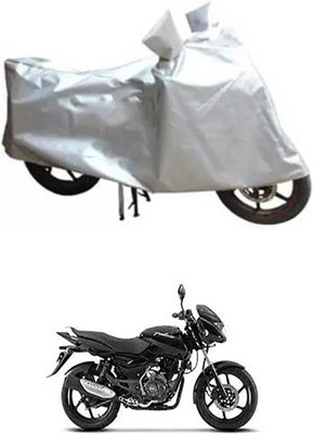 Royalrich Two Wheeler Cover for Bajaj(Pulsar 150, Silver)