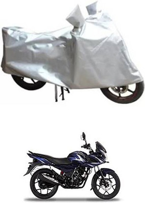 A+ RAIN PROOF Two Wheeler Cover for Bajaj(Discover 150 f, Silver)