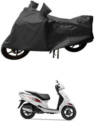A+ RAIN PROOF Two Wheeler Cover for TVS(Wego, Grey)